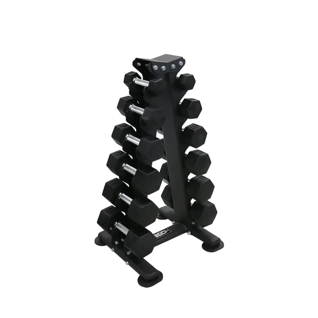 TKO A Frame Style Vertical Dumbbell Rack + Optional Dumbbell Set Dumbbell Rack TKO Strength and Performance Just Rack  