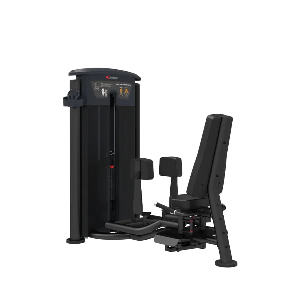 TKO Commercial Hip Abduction / Adduction Machine | 200 Lb. Weight Stack Inner / Outer Thigh TKO Strength and Performance Default Title  