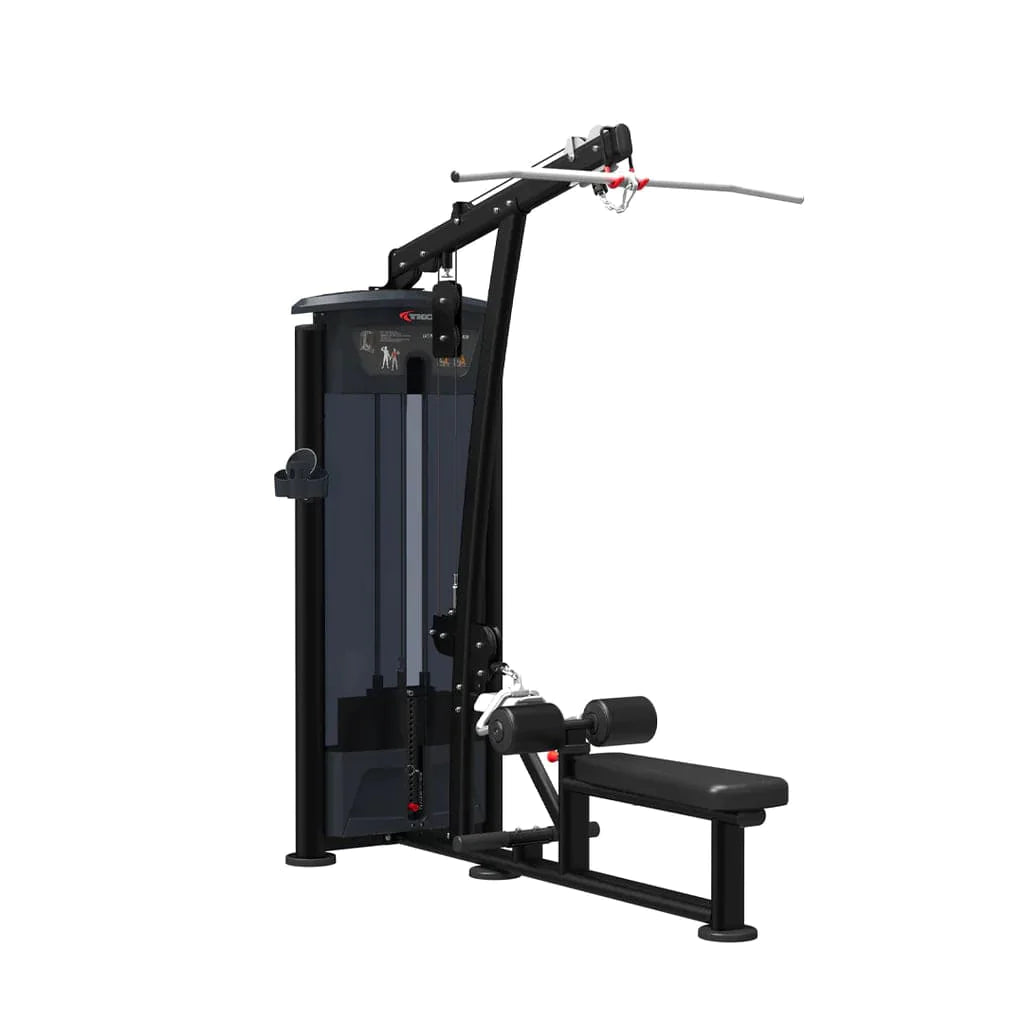 TKO Commercial Lat Pulldown / Mid Row Machine | 235 Lb. Weight Stack Lat Pull-down / Mid Row TKO Strength and Performance Default Title  