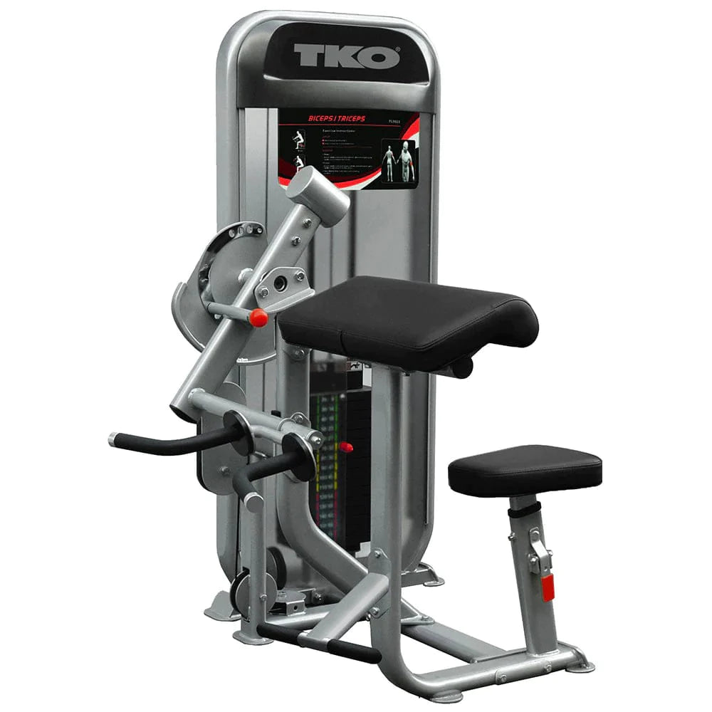 TKO Dual Bicep/Tricep Cable Machine Bicep and Tricep TKO Strength and Performance Default Title  