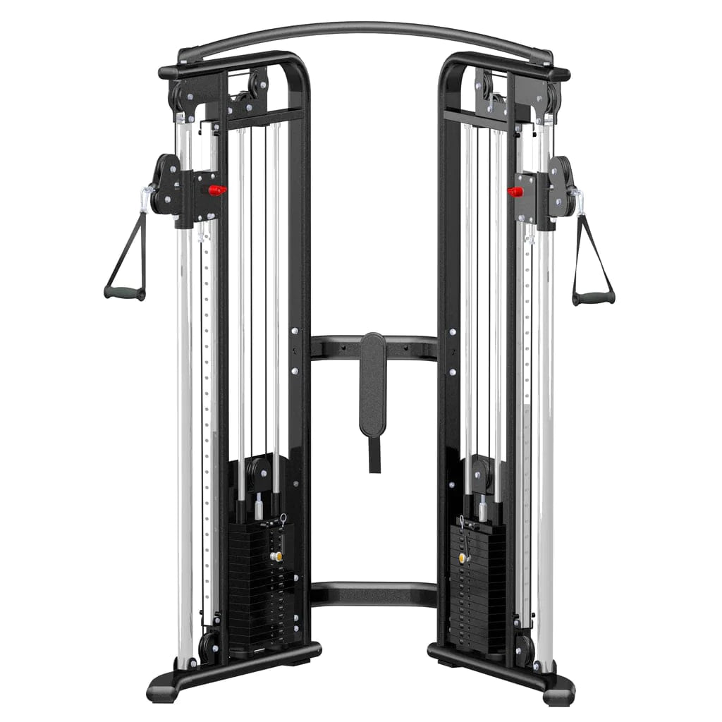 TKO Light Functional Trainer Machine Functional Trainer TKO Strength and Performance Black - Free Accessory Kit  