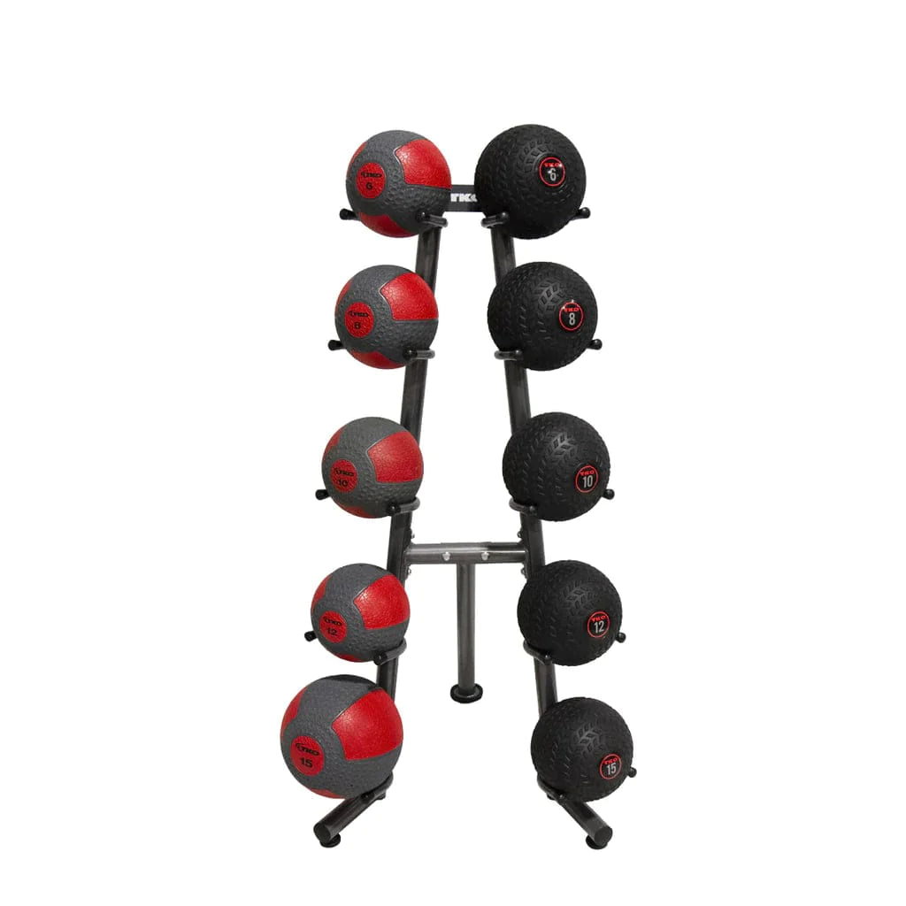 TKO Premium Medicine Ball Set With Rack Medicine Balls TKO Strength and Performance   